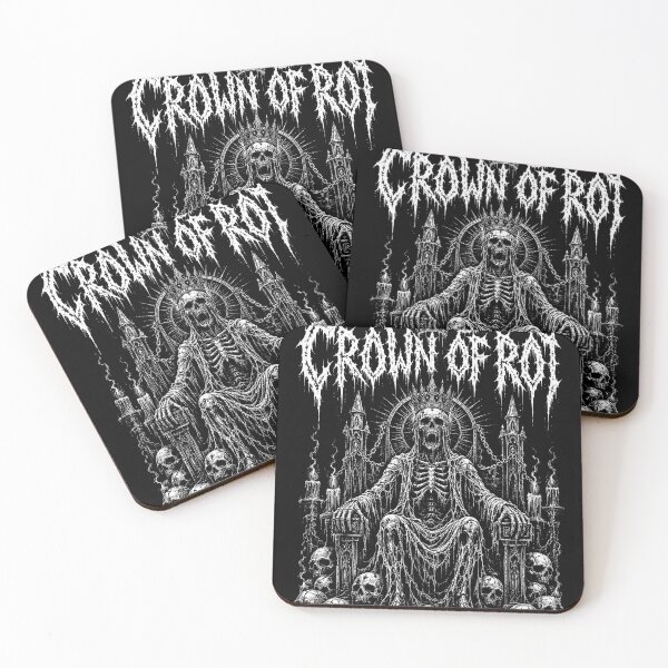 Item preview, CROWN OF ROT | Vintage Death Metal T-Shirt | Kingdom Of Decay | RetroCrypt Studio designed and sold by RetroCrypt Studio.