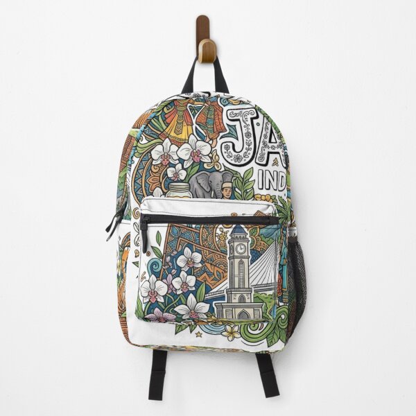 Item preview, Wonderful Jambi Indonesia Travel Souvenir Heritage Colorful Cultural Doodle designed and sold by arisukma11.