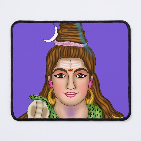 Item preview, Lord Shiva Artwork | Mahadev Digital Painting | Divine Hindu God Illustration designed and sold by Harshit_Digital_Arts.