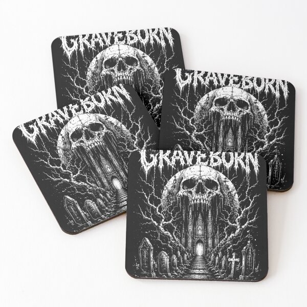 Item preview, GRAVEBORN | Vintage Death Metal T-Shirt | Kingdom Of Decay | RetroCrypt Studio designed and sold by RetroCrypt Studio.