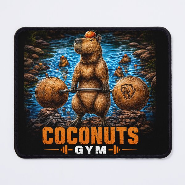 Item preview, Coconuts Gym Capybara Weightlifting Funny Vintage Fitness designed and sold by Digistore1221.