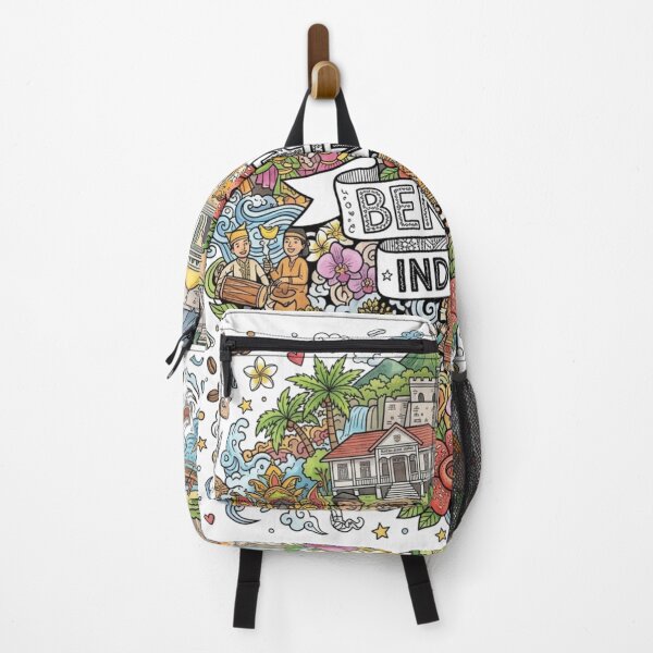 Item preview, Wonderful Bengkulu Indonesia Travel Souvenir Heritage Colorful Cultural Doodle designed and sold by arisukma11.