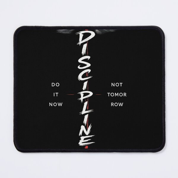 Item preview, Discipline – Do It Now, Not Tomorrow | Motivational Typography Quote designed and sold by NBT-NOVA.