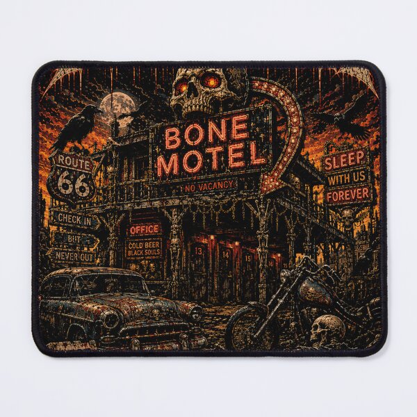 Item preview, BONE MOTEL | Vintage Heavy Metal T-Shirt | The Wasteland Chronicles | RetroCrypt Studio designed and sold by RetroCrypt Studio.