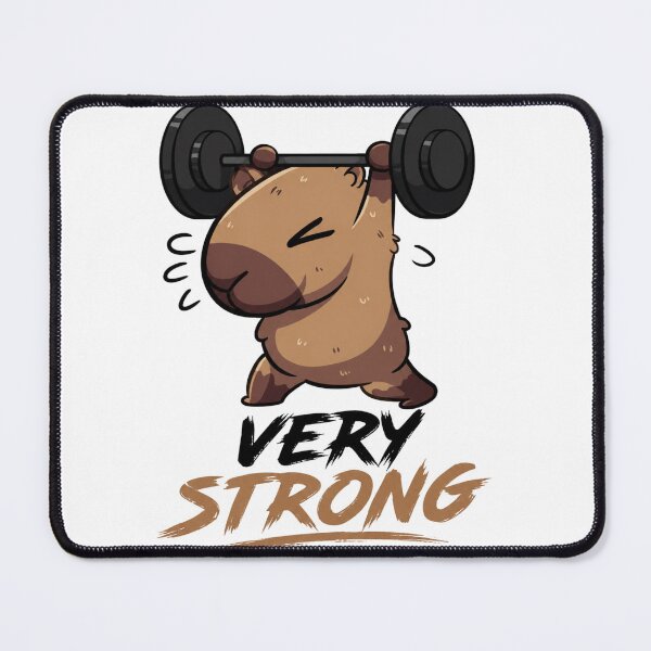 Item preview, Very Strong Capybara Heavy Overhead Press Funny Gym Weightlifting designed and sold by Digistore1221.