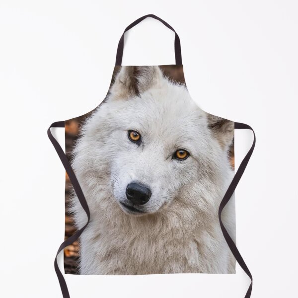 Item preview, Majestic White Wolf with Golden Eyes | Nature Wildlife Art designed and sold by Jesus-istheway.