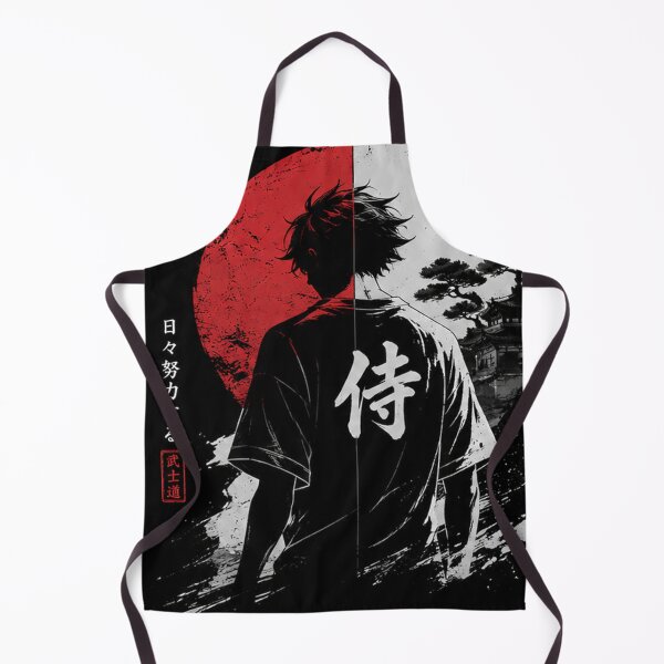 Item preview, Samurai Spirit | Japanese Ink Art | Red Sun Anime Aesthetic designed and sold by NBT-NOVA.