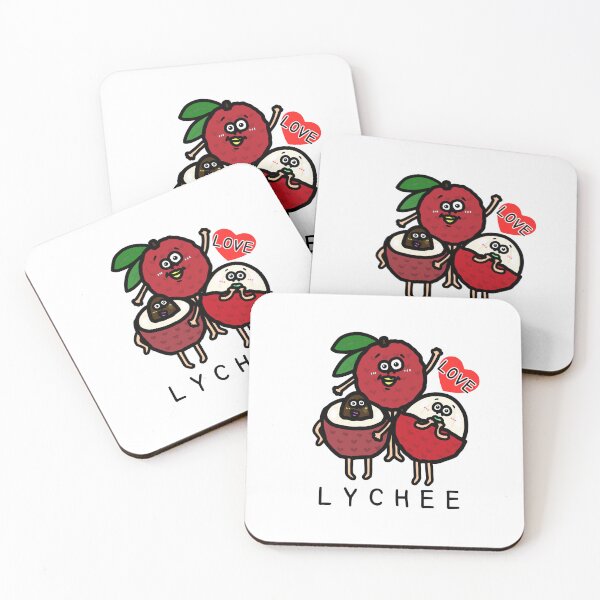 Item preview, Cute I LOVE LYCHEE designed and sold by kanaehonkawa.