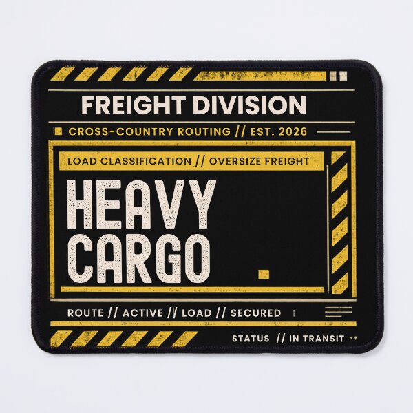 Item preview, Retro Industrial Freight Division Heavy Cargo Trucking designed and sold by RexNoise.