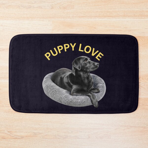 Item preview, BLACK LABRADOR RETRIEVER PUPPY LOVE ADORING DOG PORTRAIT designed and sold by PRINTSCHARMINGM.