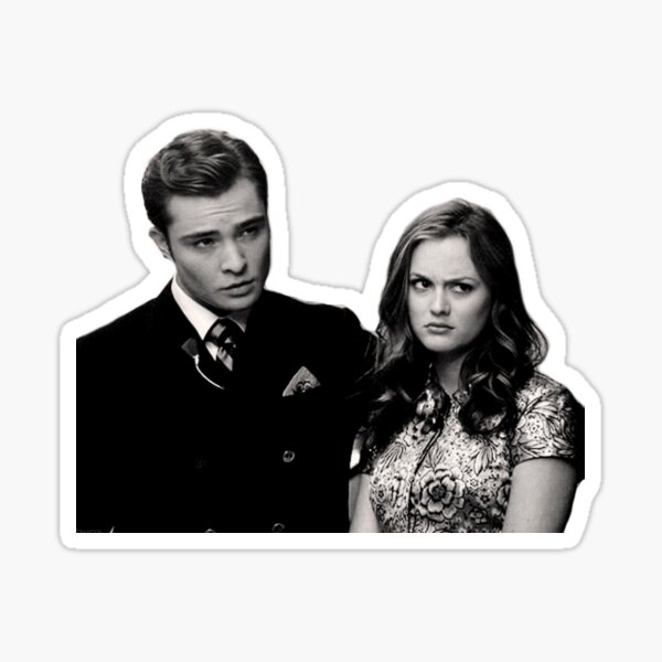 chuck bass & blair waldorf | Stuhl Sticker