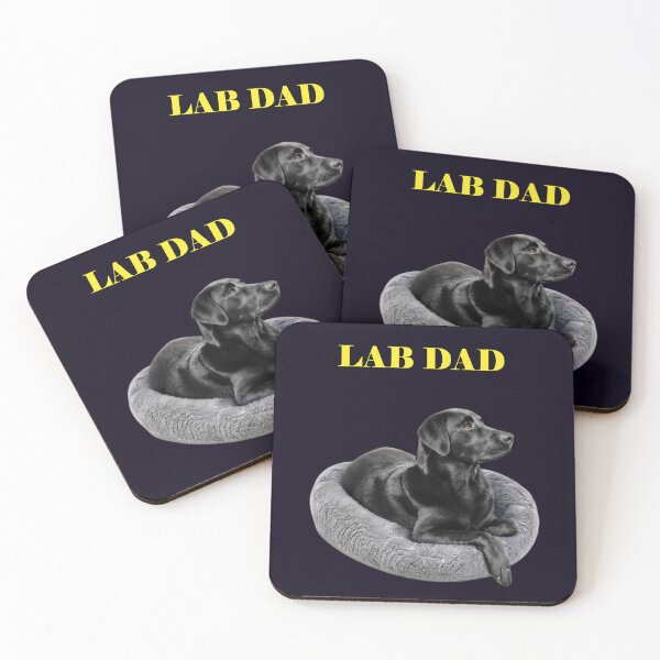 Item preview, LAB DAD BLACK LABRADOR RETRIEVER DOG LOVER GIFT designed and sold by PRINTSCHARMINGM.