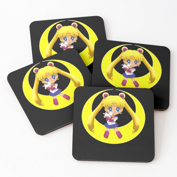 Item preview, Magical Girl Blonde Hair Chibi Crescent Moon designed and sold by Coveristic.