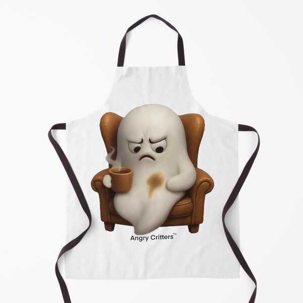 Item preview, Angry Ghost with Coffee Stain designed and sold by Angry Critters.
