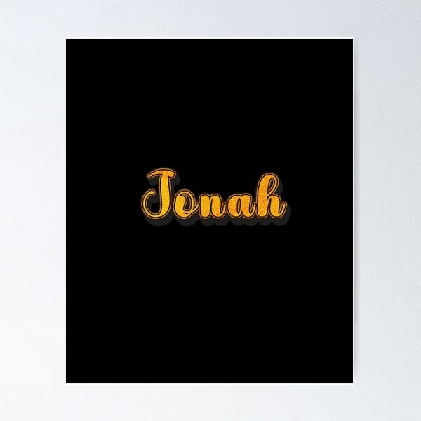 Item preview, Jonah Personalized Name Design with Heart | Funny Custom Gift designed and sold by Watsonarts.