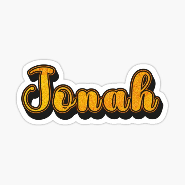 Item preview, Jonah Personalized Name Design with Heart | Funny Custom Gift designed and sold by Watsonarts.