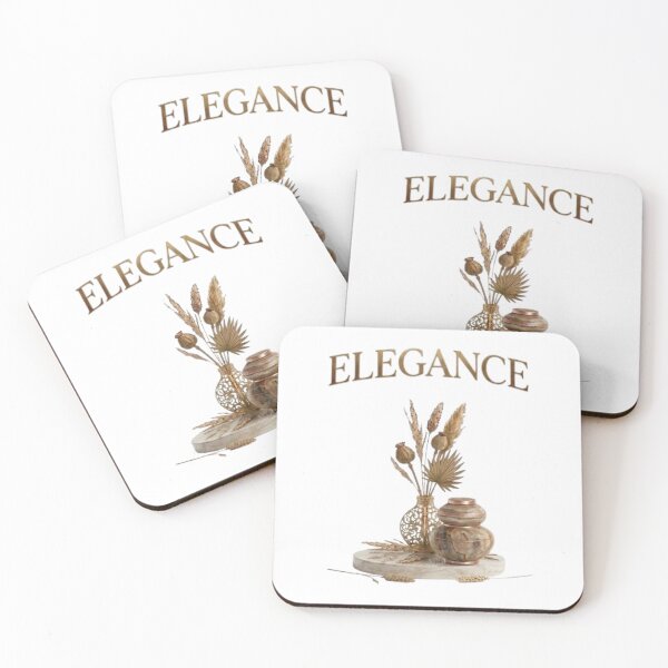 Item preview, Elegant Minimalist Dried Floral Vase Art designed and sold by Northern Glow Art.