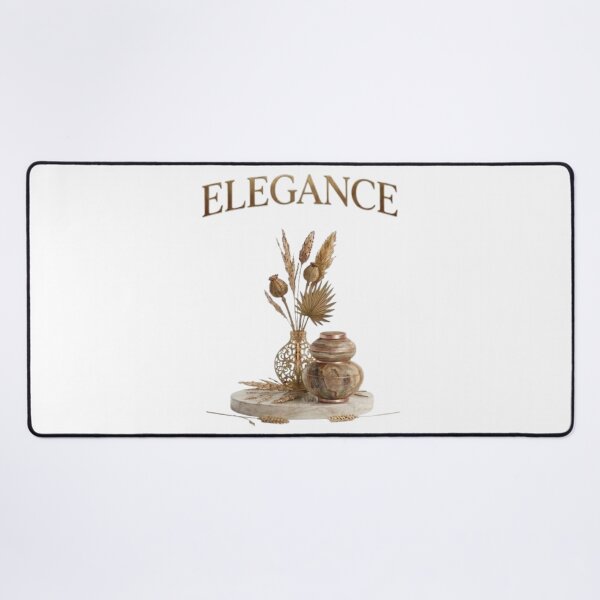 Item preview, Elegant Minimalist Dried Floral Vase Art designed and sold by Northern Glow Art.