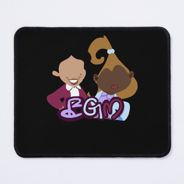 Item preview, Stylized Cartoon Female Characters Smiling Above BGM designed and sold by Ezzedible.