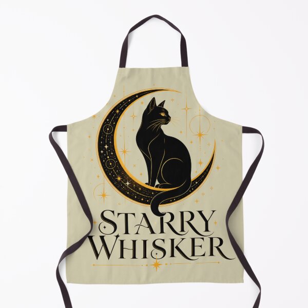 Item preview, Mystical Gold Moon Cat T-Shirt designed and sold by Retro Rascals Co..