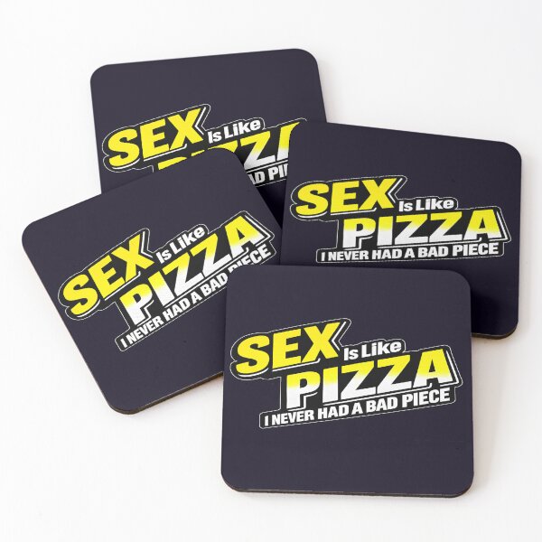 Item preview, SEX IS LIKE PIZZA - NEVER BAD designed and sold by PRINTSCHARMINGM.