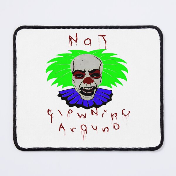 Item preview, Not Clowning Around Creepy Horror Clown Green Hair designed and sold by Coveristic.