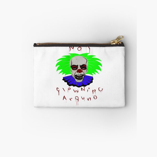 Item preview, Not Clowning Around Creepy Horror Clown Green Hair designed and sold by Coveristic.