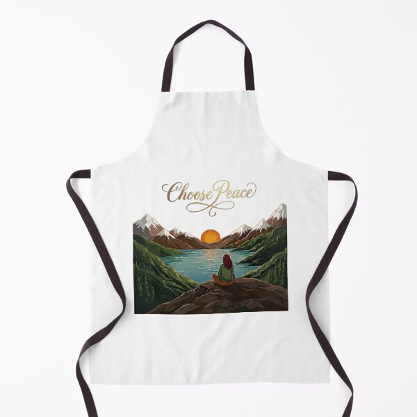 Item preview, Choose Peace : Peaceful Mountain Lake Meditation designed and sold by Northern Glow Art.
