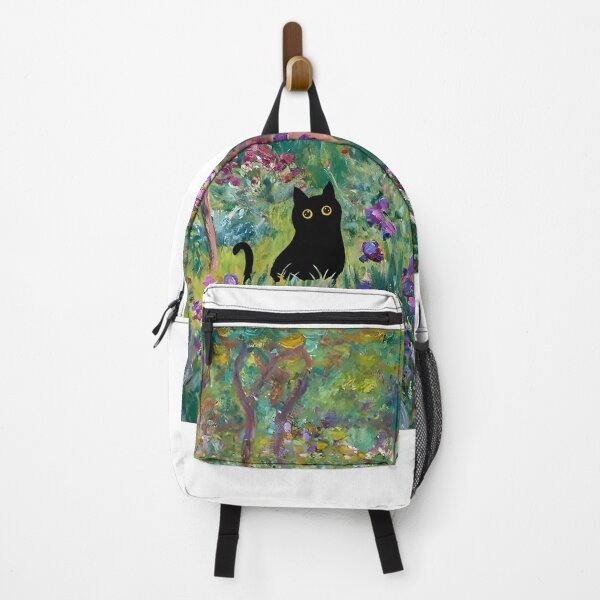 Item preview, Monet Irises Garden Cat designed and sold by PurrfectHome.