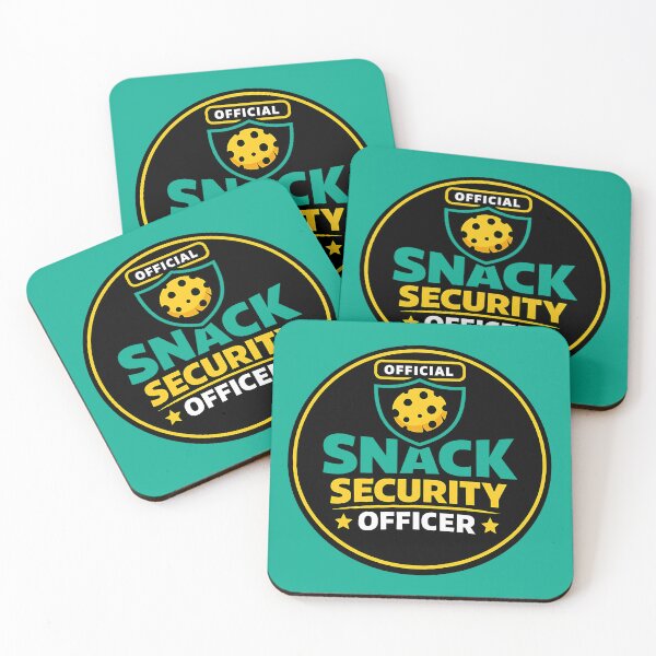 Item preview, Snack Security Officer – Funny Food Lover Badge Design designed and sold by DesignHouse07.