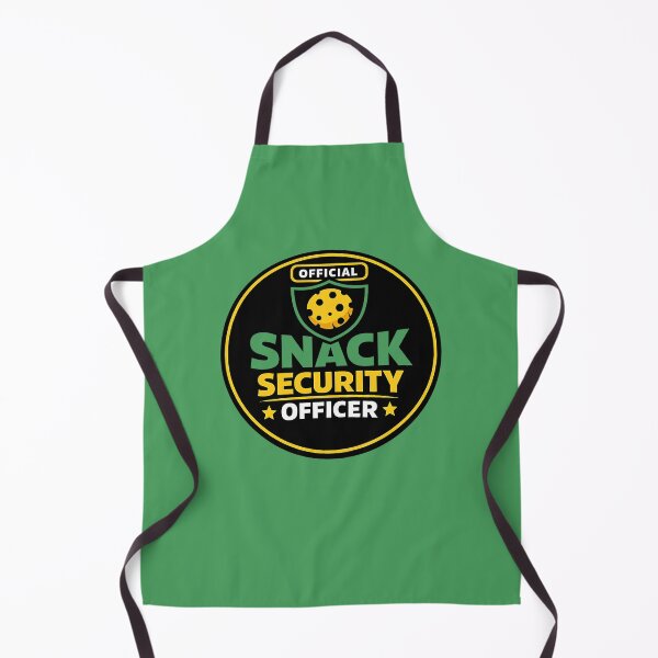 Item preview, Snack Security Officer – Funny Food Lover Badge Design designed and sold by DesignHouse07.