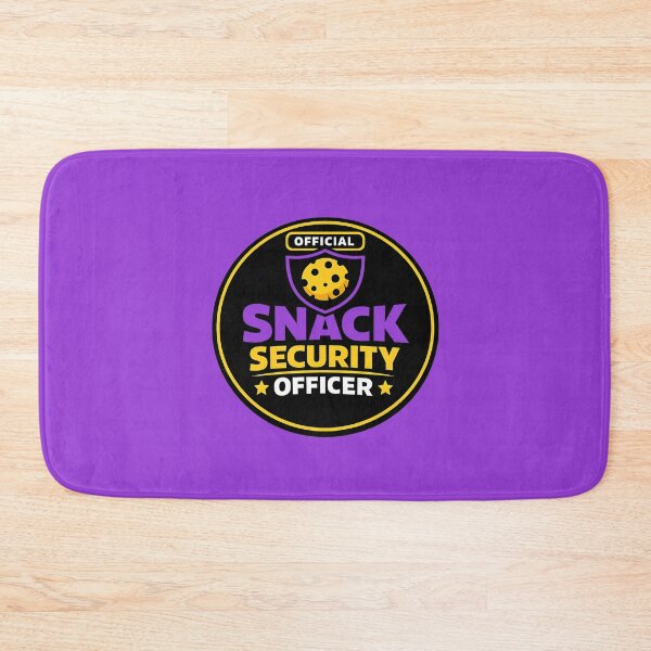 Item preview, Snack Security Officer – Funny Food Lover Badge Design designed and sold by DesignHouse07.