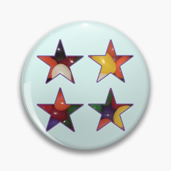 Item preview, Jelly Bean Stars on Carnival Glass Green designed and sold by BelindaFuller.