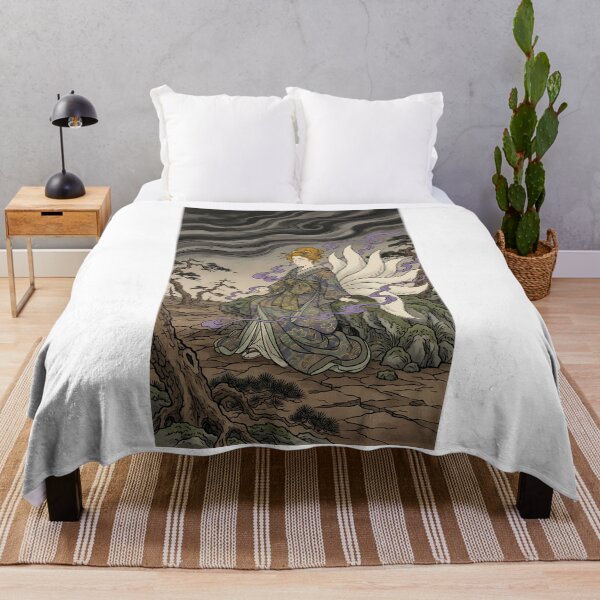 Item preview, Mystical Nine Tailed Fox Empress Ukiyo-e Art designed and sold by TokyoUkiyoHouse.
