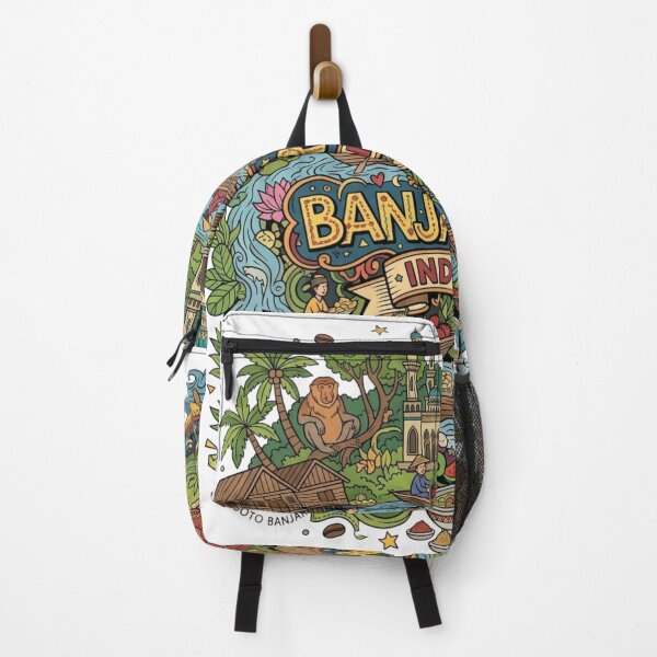Item preview, Wonderful Banjarmasin Indonesia Travel Souvenir Heritage Colorful Cultural Doodle designed and sold by arisukma11.