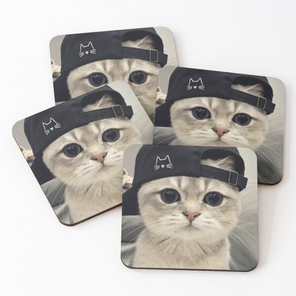 Item preview, Cute Kitten in Snapback Cap | Adorable Street Style Cat designed and sold by Jesus-istheway.