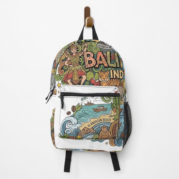Item preview, Wonderful Balikpapan Indonesia Travel Souvenir Heritage Colorful Cultural Doodle designed and sold by arisukma11.