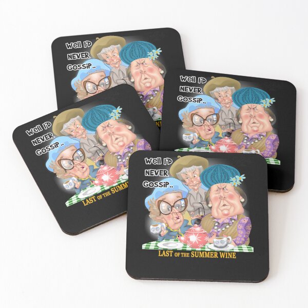 Item preview, Caricature Elderly Women Drinking Tea At A Green designed and sold by KiraKis.