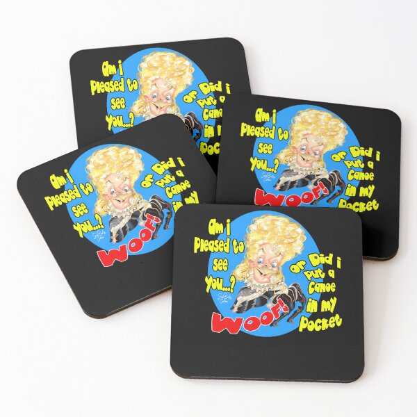 Item preview, Extravagant Cartoon Character With Large Blonde Hair Winking designed and sold by KiraKis.