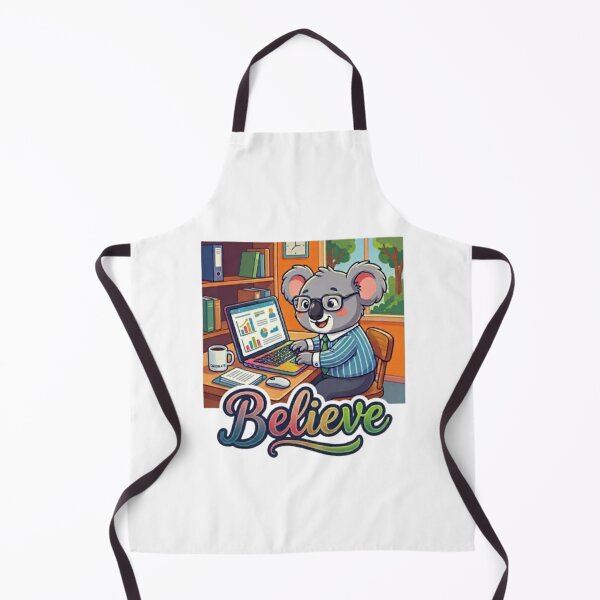 Item preview, Believe In Your Success Koala Busness llustration designed and sold by Northern Glow Art.