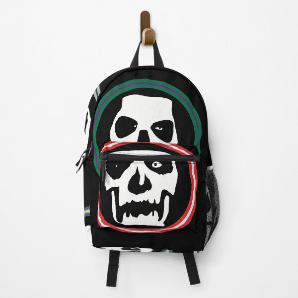 Item preview, Cuatro insignias circulares con diferentes caras de calaveras malvadas designed and sold by Memecats.