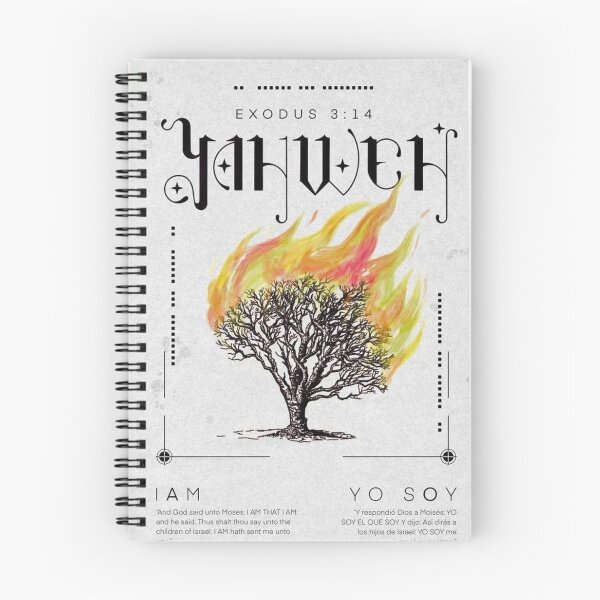 Item preview, Yahweh – I AM | Exodus 3:14 Burning Bush Christian Bible Verse designed and sold by Jesus-istheway.