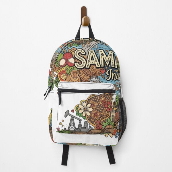 Item preview, Wonderful Samarinda Indonesia Travel Souvenir Heritage Colorful Cultural Doodle designed and sold by arisukma11.