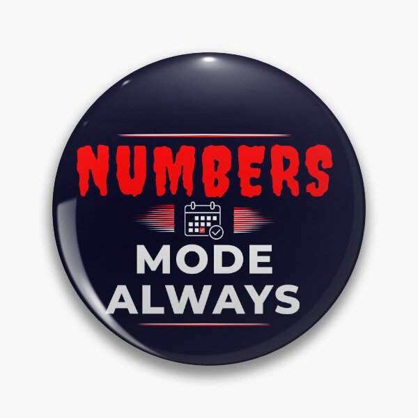 Item preview, Numbers Mode Always | Funny Accountant CPA Typography Design designed and sold by FCA SIR MERCH .