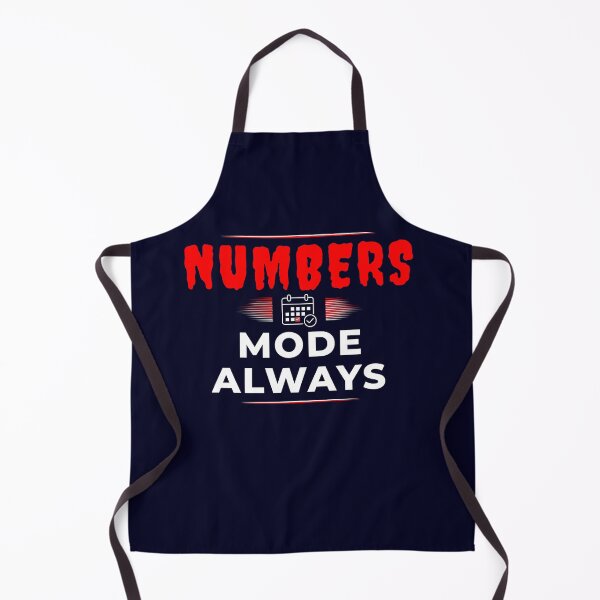 Item preview, Numbers Mode Always | Funny Accountant CPA Typography Design designed and sold by FCA SIR MERCH .