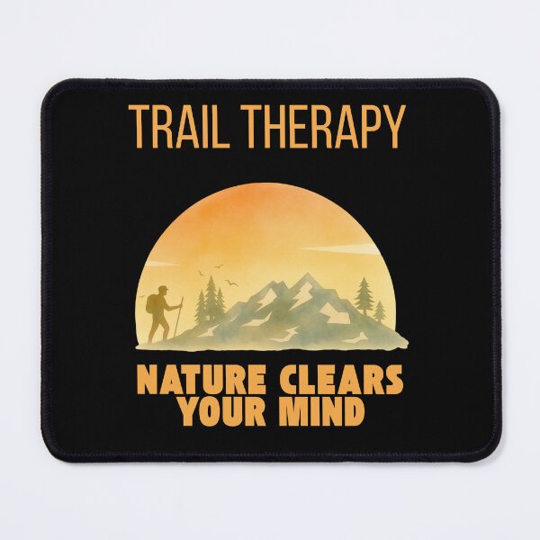 Item preview, Trail Therapy Nature Clears Your Mind designed and sold by WildArtStudioPL.