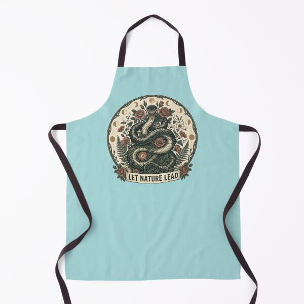 Item preview, Let Nature Lead Snake Moon Phase Design designed and sold by BirdsnStuff.