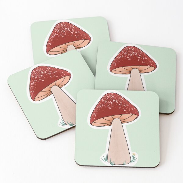 Item preview, Red speckled mushroom v.2 designed and sold by tortillaquemada.