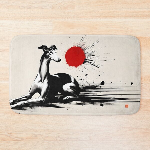 Item preview, GALOGO - Ukiyo-e Suibokuga Greyhounds - Vol. II - Ukiyo Motion Collection - Silent Ember designed and sold by GALOGO – Art for Sighthounds & Animal Welfare.