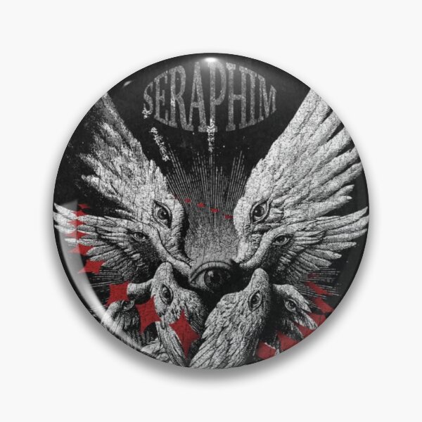 Item preview, Seraphim – Biblical Angel Dark Gothic Christian Art | Celestial Wings Design designed and sold by Jesus-istheway.